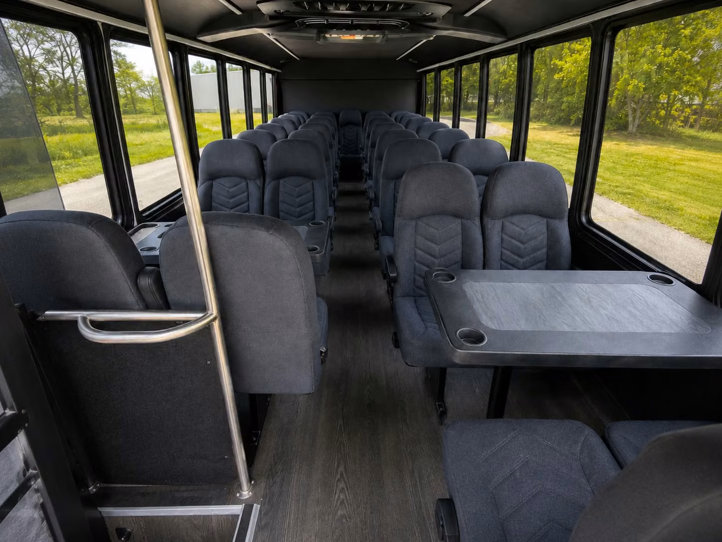 15 passenger minibus interior