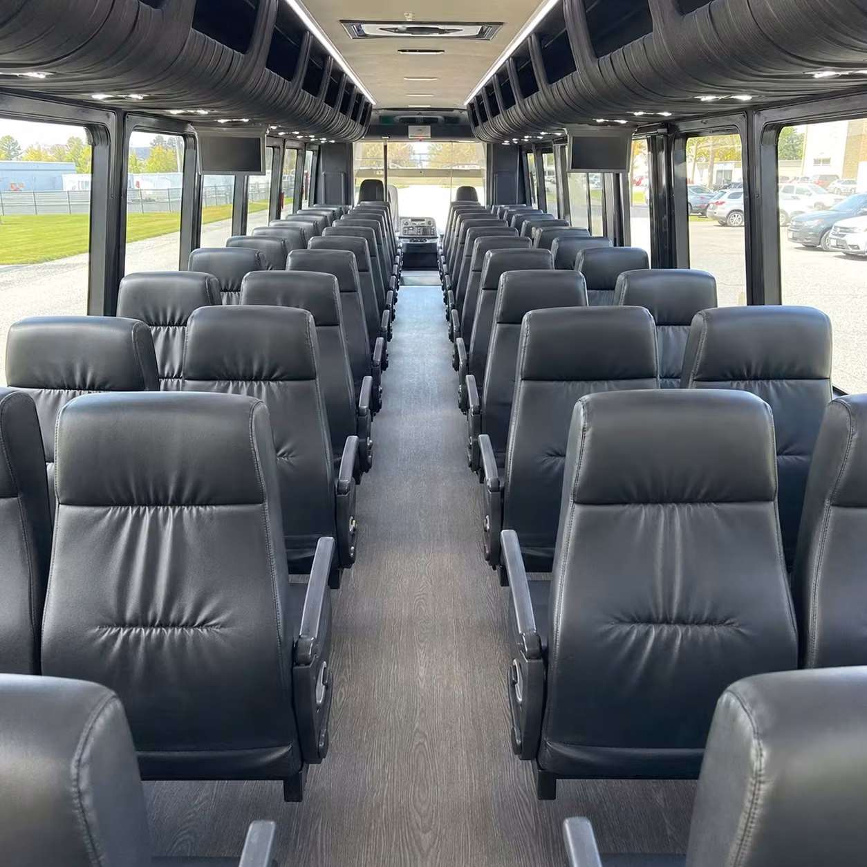 28 passenger minibus inside