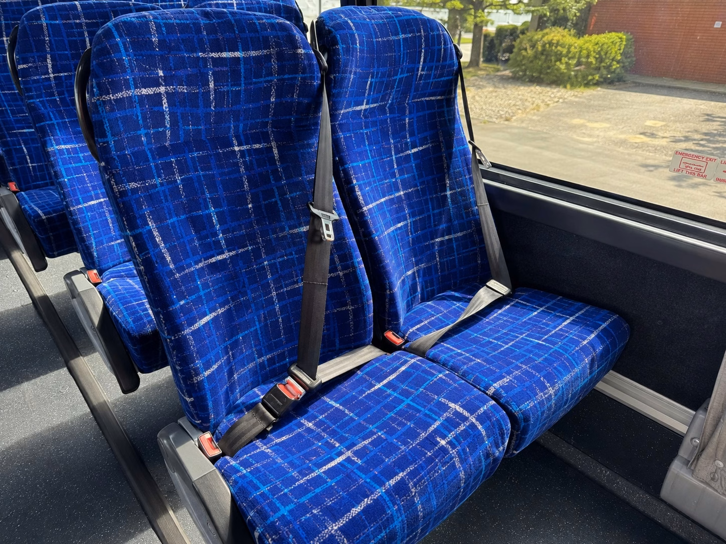 56 passenger charter bus inside